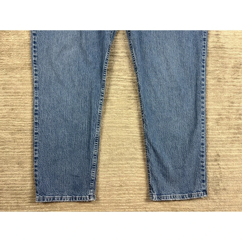 Riders by Lee Jeans Womens 26W M Blue Relaxed Fit High‎ Rise Straight Leg Denim